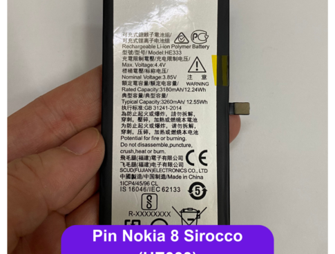 Thay Pin Nokia 8 Sirocco He333 Lay Ngay Tai Dong Da Ha Noi