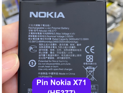 Thay Pin Nokia X71 He377 Uy Tin Lay Ngay Tai Dong Da Ha Noi