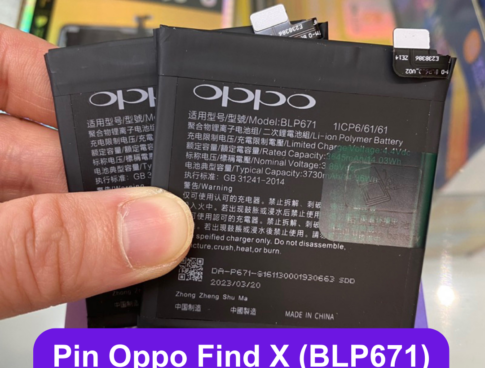 Thay Pin Oppo Find X Blp671 Uy Tin Lay Ngay Tai Dong Da Ha Noi