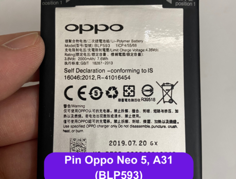 Thay Pin Oppo Neo 5 A31 Blp593 Lay Ngay Tai Dong Da Ha Noi