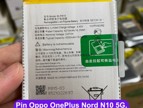 Thay Pin Oppo Oneplus Nord N10 5g A93 Blp815 Lay Ngay Tai Dong Da Ha Noi