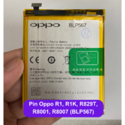 Thay pin Oppo R1, R1K, R829T, R8001, R8007 (BLP567) lấy ngay tại Đống Đa, Hà Nội