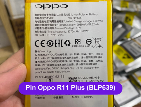 Thay Pin Oppo R11 Plus Blp639 Uy Tin Lay Ngay Tai Dong Da Ha Noi
