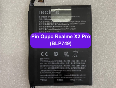 Thay Pin Oppo Realme X2 Pro Blp749 Uy Tin Lay Ngay Tai Dong Da Ha Noi
