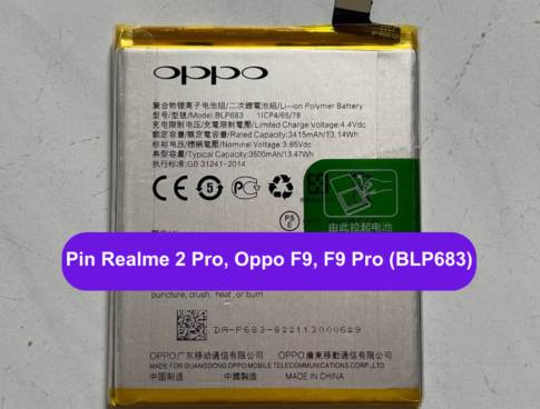 Thay Pin Realme 2 Pro Oppo F9 F9 Pro Blp683 Uy Tin Lay Ngay Tai Dong Da Ha Noi