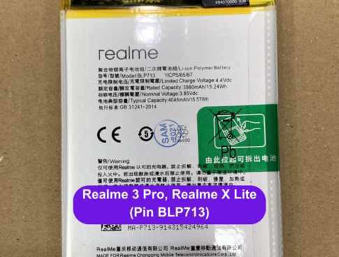 Thay Pin Realme 3 Pro Realme X Lite Blp713 Uy Tin Lay Ngay Tai Dong Da Ha Noi