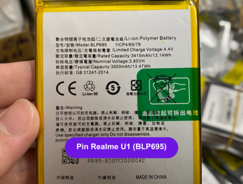 Thay Pin Realme U1 Blp695 Lay Ngay Tai Dong Da Ha Noi