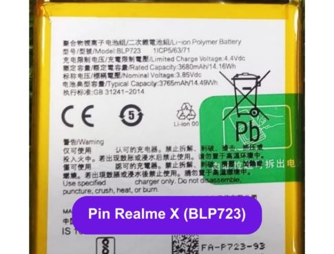Thay Pin Realme X Blp723 Uy Tin Lay Ngay Tai Dong Da Ha Noi