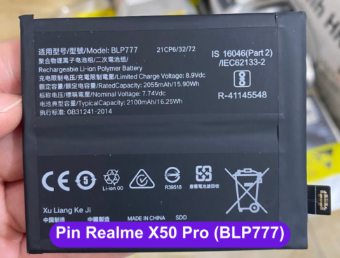 Thay Pin Realme X50 Pro Blp777 Uy Tin Lay Ngay Tai Dong Da Ha Noi