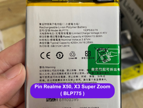 Thay Pin Realme X50 X3 Super Zoom Blp775 Uy Tin Lay Ngay Tai Dong Da Ha Noi