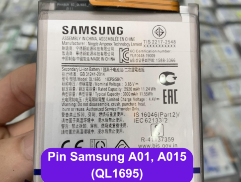 Thay Pin Samsung A01 A015 Ql1695 Uy Tin Lay Ngay Tai Dong Da Ha Noi