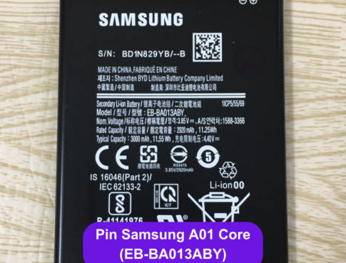 Thay Pin Samsung A01 Core Eb Ba013aby Lay Ngay Tai Dong Da Ha Noi