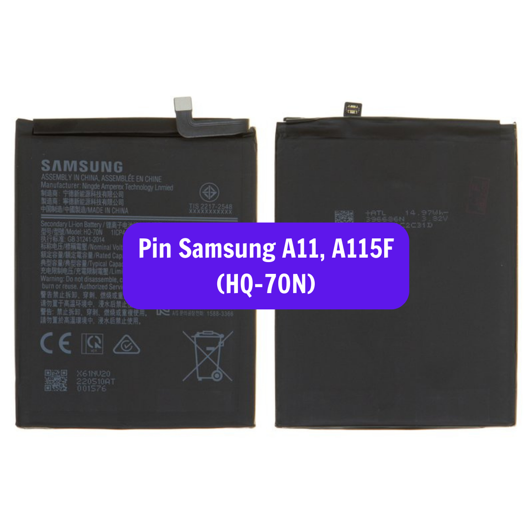 Thay pin Samsung A11, A115F (HQ-70N) uy tín lấy ngay tại Hà Nội
