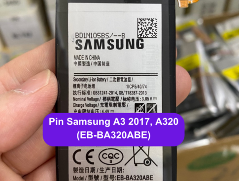 Thay Pin Samsung A3 2017 A320 Eb Ba320abe Lay Ngay Tai Dong Da Ha Noi