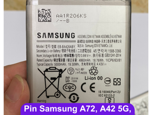 Thay Pin Samsung A72 A42 5g A32 5g Eb Ba426aby Lay Ngay Tai Dong Da Ha Noi