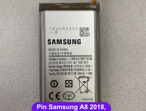 Thay Pin Samsung A8 2018 A530 Eb Ba530abe Lay Ngay Tai Dong Da Ha Noi