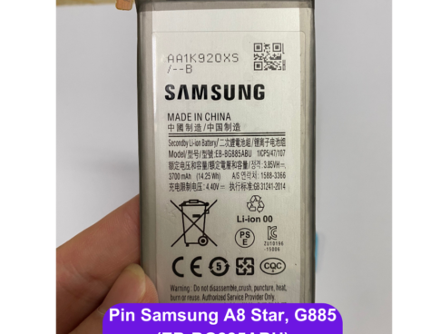 Thay Pin Samsung A8 Star G885 Eb Bg885abu Lay Ngay Tai Dong Da Ha Noi