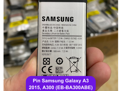 Thay Pin Samsung Galaxy A3 2015 A300 Eb Ba300abe Uy Tin Lay Ngay Tai Dong Da Ha Noi
