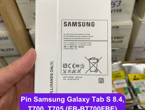 Thay Pin Samsung Galaxy Tab S 8 4 T700 T705 Eb Bt700fbe Lay Ngay Tai Dong Da Ha Noi