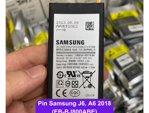 Thay Pin Samsung J6 A6 2018 Eb Bj800abe Lay Ngay Tai Dong Da Ha Noi