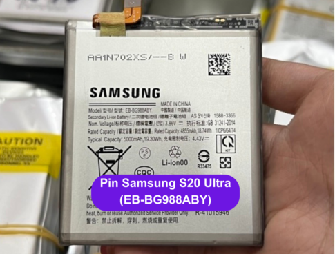 Thay Pin Samsung S20 Ultra Eb Bg988aby Lay Ngay Tai Dong Da Ha Noi