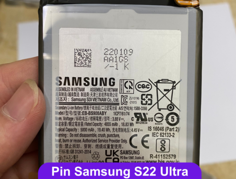 Thay Pin Samsung S22 Ultra Eb Bs908aby Uy Tin Lay Ngay Tai Dong Da Ha Noi