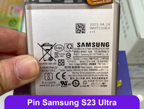 Thay Pin Samsung S23 Ultra Eb Bs918aby Uy Tin Lay Ngay Tai Dong Da Ha Noi