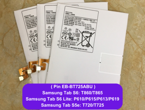 Thay Pin Samsung Tab S6 Tab S6 Lite Tab S5e Eb Bt725abu Uy Tin Lay Ngay Tai Dong Da Ha Noi