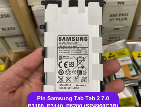 Thay Pin Samsung Tab Tab 2 7 0 P3100 P3110 P6200 Sp4960c3b Lay Ngay Tai Dong Da Ha Noi