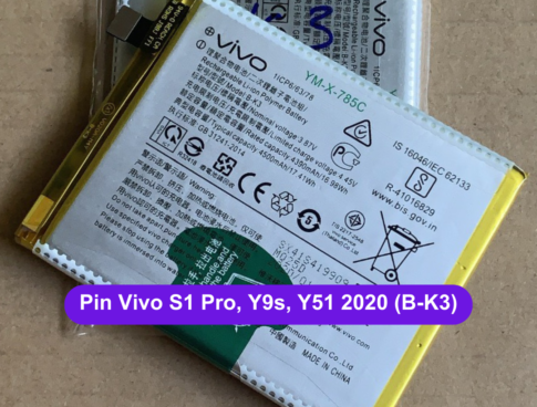 Thay Pin Vivo S1 Pro Y9s Y51 2020 B K3 Lay Ngay Tai Dong Da Ha Noi