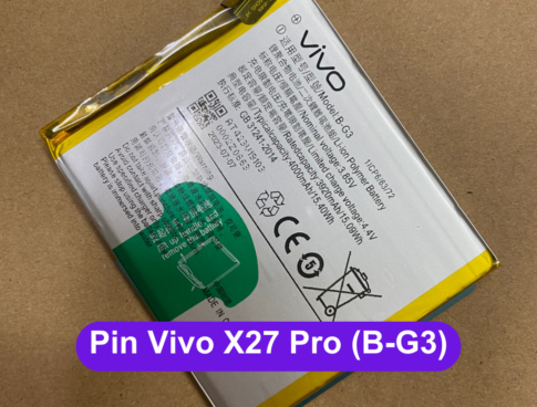 Thay Pin Vivo X27 Pro B G3 Lay Ngay Tai Dong Da Ha Noi