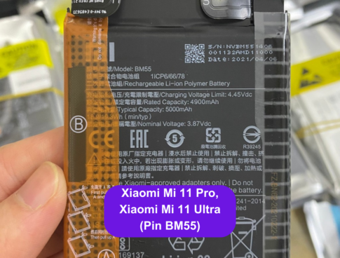 Thay Pin Xiaomi Mi 11 Pro Mi 11 Ultra Bm55 Uy Tin Lay Ngay Tai Dong Da Ha Noi