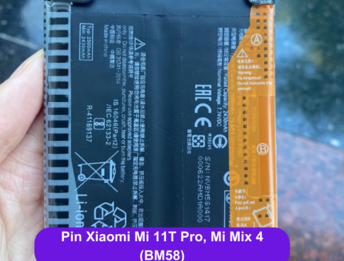 Thay Pin Xiaomi Mi 11t Pro Mi Mix 4 Bm58 Uy Tin Lay Ngay Tai Dong Da Ha Noi