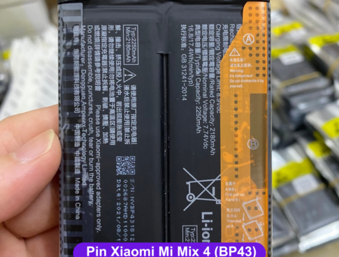 Thay Pin Xiaomi Mi Mix 4 Bp43 Uy Tin Lay Ngay Tai Dong Da Ha Noi