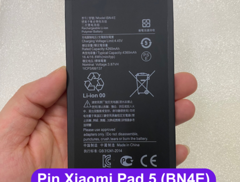Thay Pin Xiaomi Pad 5 Bn4e Uy Tin Lay Ngay Tai Dong Da Ha Noi