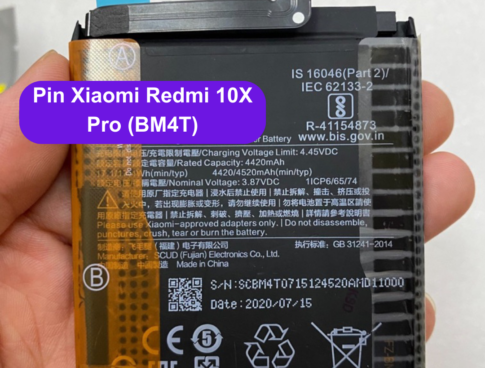 Thay Pin Xiaomi Redmi 10x Pro Bm4t Uy Tin Lay Ngay Tai Dong Da Ha Noi