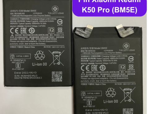 Thay Pin Xiaomi Redmi K50 Pro Bm5e Uy Tin Lay Ngay Tai Dong Da Ha Noi