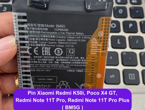 Thay Pin Xiaomi Redmi K50i Poco X4 Gt Redmi Note 11t Pro Redmi Note 11t Pro Plus Bm5g Lay Ngay Tai Ha Noi