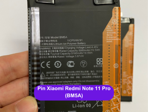 Thay Pin Xiaomi Redmi Note 11 Pro Bm5a Uy Tin Lay Ngay Tai Dong Da Ha Noi