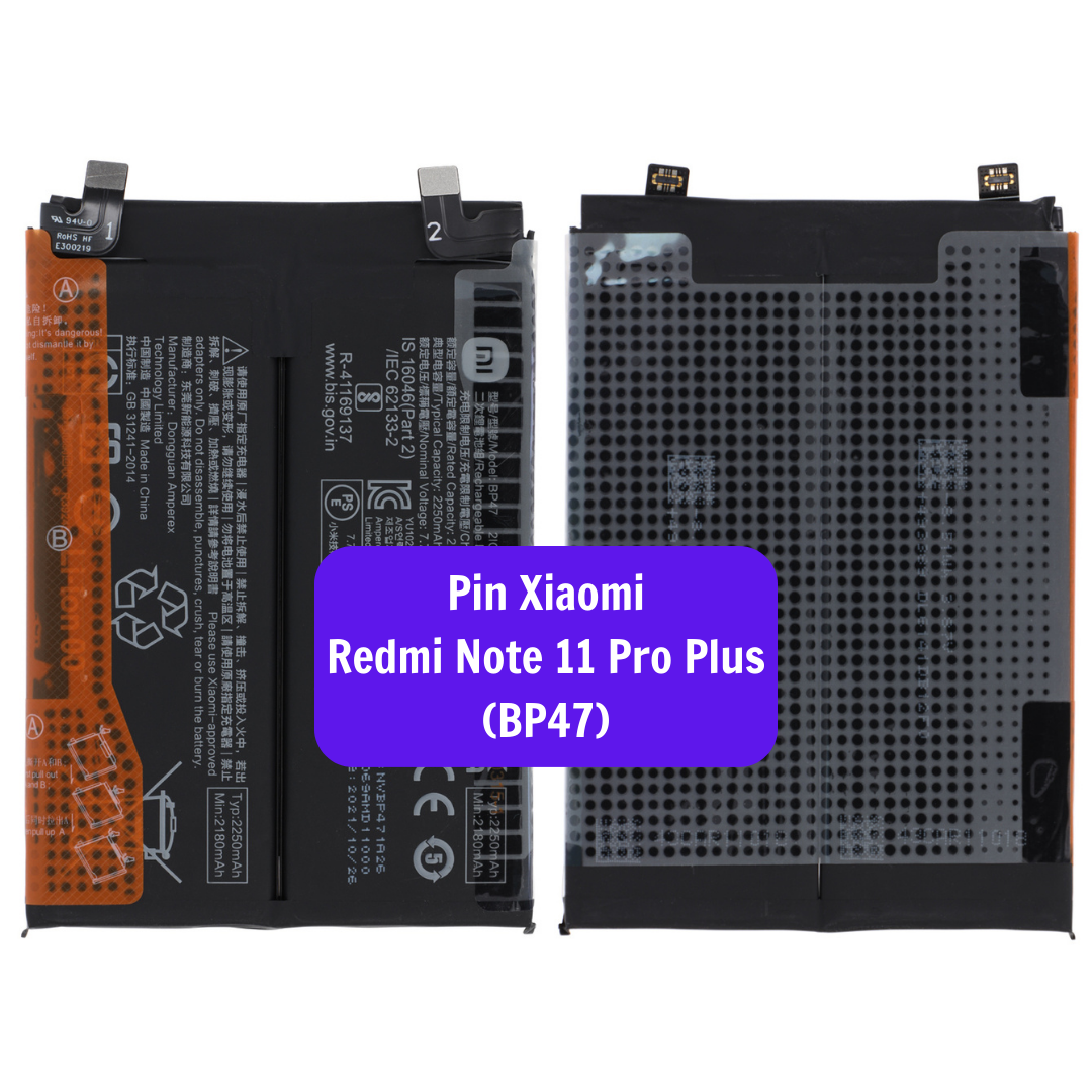 Thay pin Xiaomi Redmi Note 11 Pro Plus (BP47) uy tín lấy ngay tại Hà Nội