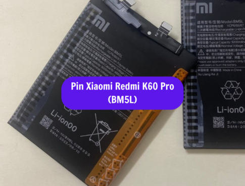 Thay Pin Xiaomi Redmi K60 Pro Bm5l Uy Tin Lay Ngay Tai Dong Da Ha Noi