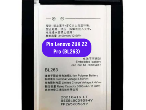 Thay Pin Lenovo Zuk Z2 Pro Bl263 Sua Chua Pin Lenovo Uy Tin Lay Ngay Tai Dong Da Ha Noi