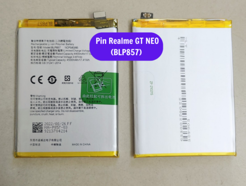 Thay Pin Realme Gt Neo Blp857 Sua Chua Pin Realme Uy Tin Lay Ngay Tai Ha Noi