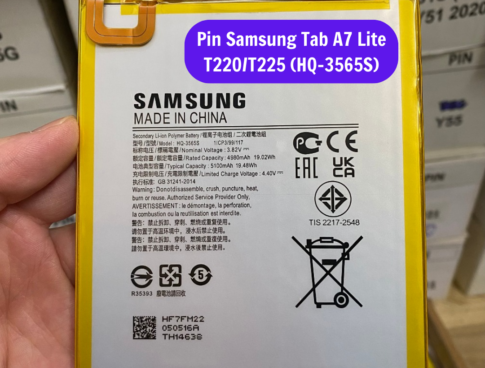 Thay Pin Samsung Tab A7 Lite T220 T225 Hq 3565s Sua Chua Pin Samsung Uy Tin Lay Ngay Tai Ha Noi