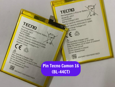 Thay Pin Tecno Camon 16 Bl 44ct Sua Chua Pin Tecno Uy Tin Lay Ngay Tai Ha Noi