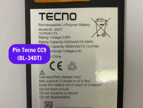 Thay Pin Tecno Cc9 Bl 34dt Sua Chua Pin Tecno Uy Tin Lay Ngay Tai Ha Noi