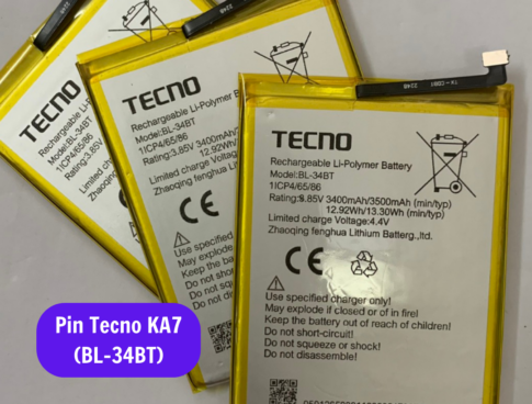 Thay Pin Tecno Ka7 Bl 34bt Sua Chua Pin Tecno Uy Tin Lay Ngay Tai Ha Noi