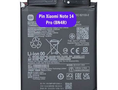 Thay Pin Xiaomi Note 14 Pro Bn4r Sua Chua Pin Xiaomi Uy Tin Lay Ngay Tai Ha Noi