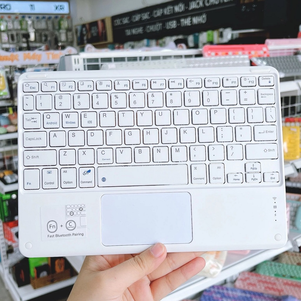 Ban Phim Bluetooth Cho Ipad 11 Inch A16 Chinh Hang Coteci Smart Keyboard With Touchpad (3)