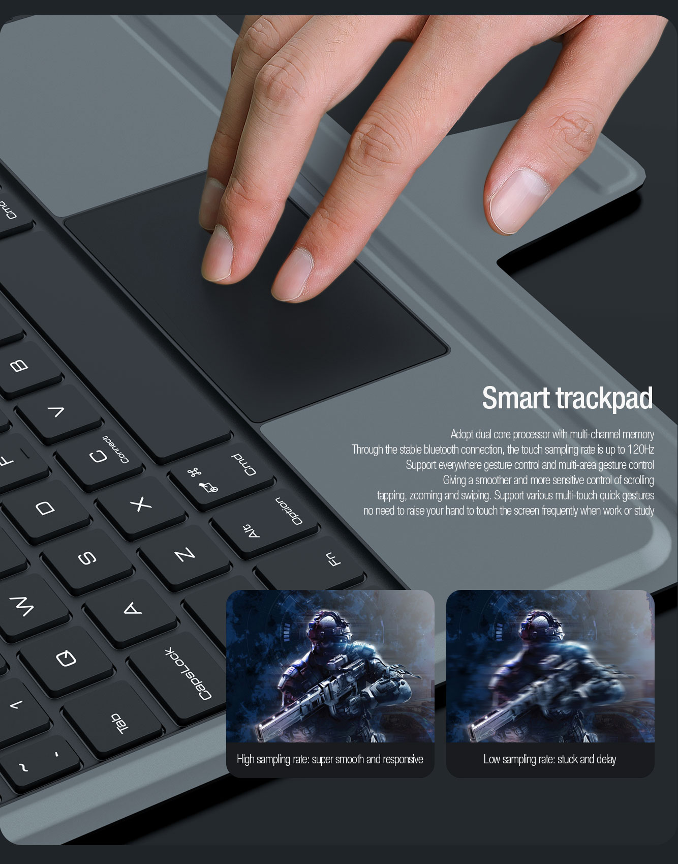Bao Da Kem Ban Phim Ipad 11 Inch A16 Chinh Hang Nillkin Bumper Combo Keyboard Case (17)